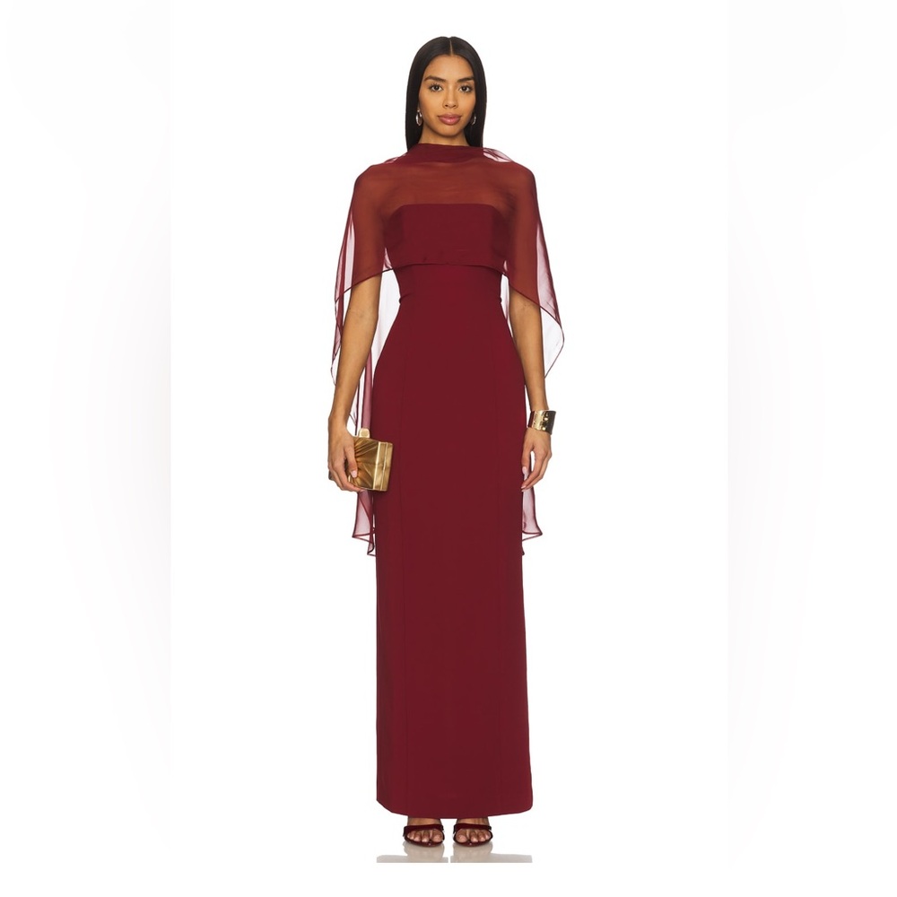 Stone Cold Fox X REVOLVE Bryce Gown in Wine Red